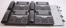 Lot 20 Cisco CP-8811 Corded IP Phones Business VoIP with Stands  Handsets READ