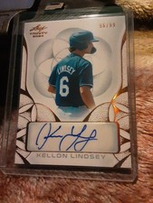 2024 Leaf Trinity Autographs Kellon Lindsey #BA-KL1 Bronze 96 /99 (AU, RC)