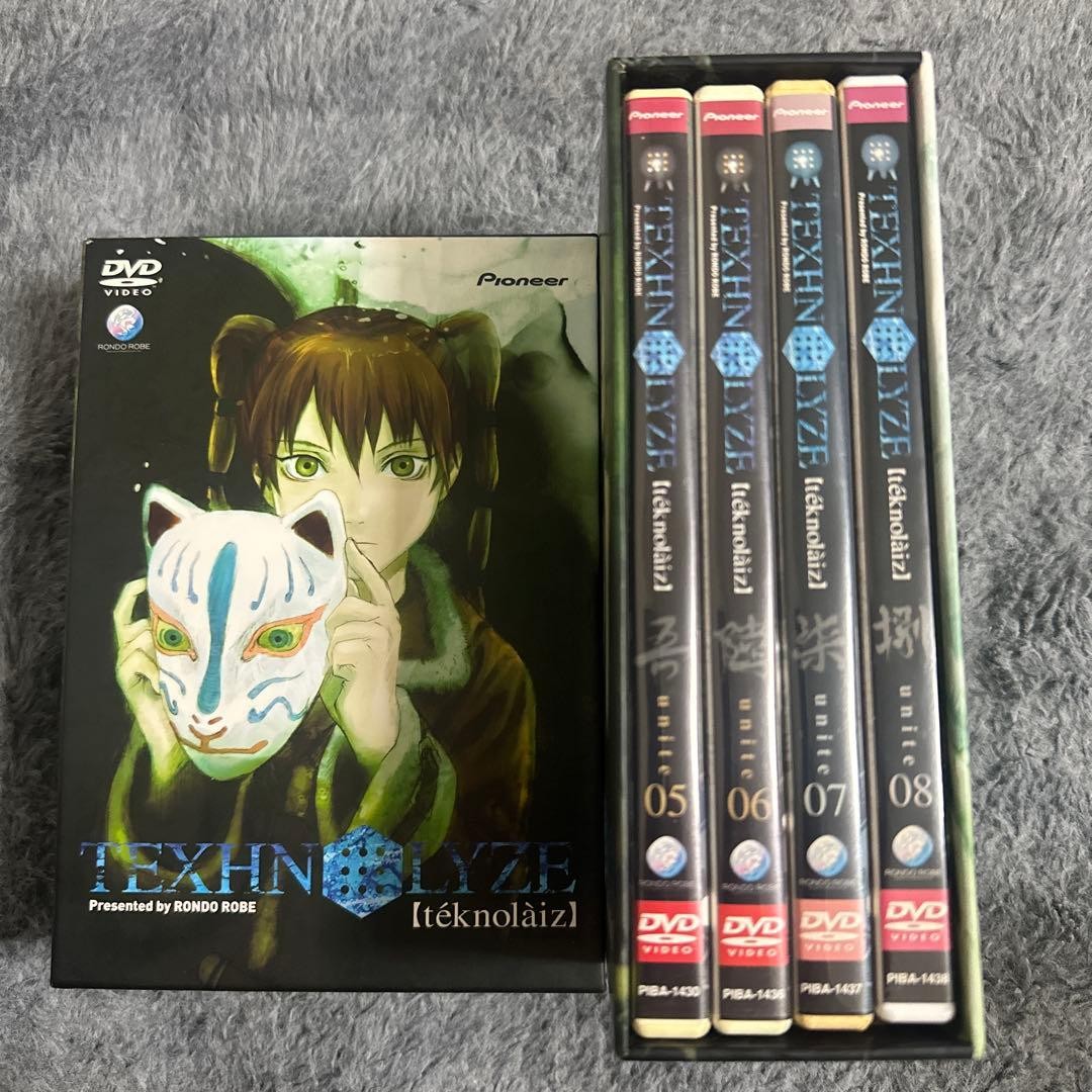 TEXHNOLYZE テクノライズ　DVD 全8巻全初回版 TEXHNOLYZE Anime DVD Box Set Vol. 1-8 Complete Tested Japan | eBay