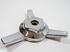 Wire Wheel 3 Bar Center Cap Spinner Chrome Tri-bar For Knock Off Cap A22