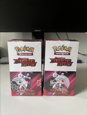 Pokémon Destined Rivals Half Booster Box X2 New & Sealed | eBay UK