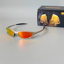 Oakley Penny  Juliet X-Mental Sunglasses Silver Frame/Red Lens