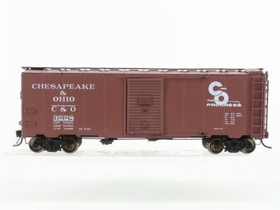 HO Scale InterMountain C&O ''Progress'' 1937 AAR 40' Steel Box Car #3228