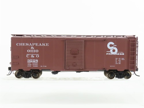 Coche de caja de acero InterMountain C&O "Progress" 1937 AAR 40' escala HO #3228 | Zustand: Used