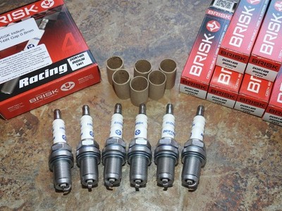 6x BRISK DOR14IR Iridium Spark Plugs fit: Porsche Cayman  2.7/3.4 - 2005 to 2009