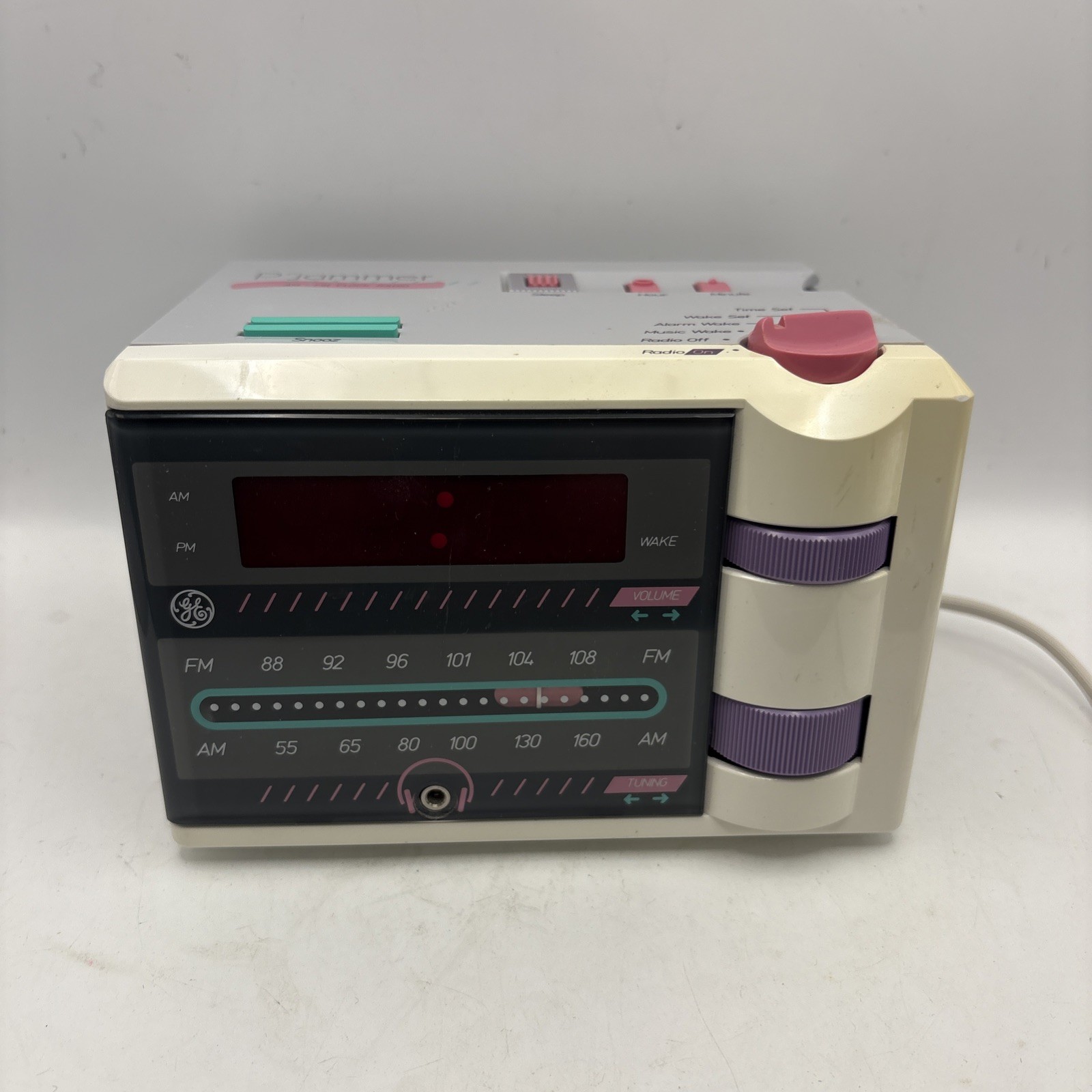 Radio 7-4607wha 80s 90s Retro Pink Teal