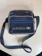 Vintage Adidas Originals Airliner Shoulder Bag Messenger Bag Navy