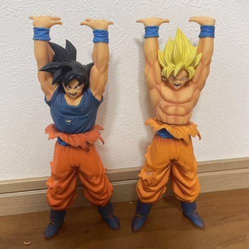 Dragon Ball Goku Figur Set 2 Stück 30 cm Spirit Bomb Pose Display Spielzeug Sammlerstück