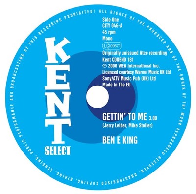 Ben E. King Gettin' to Me (Vinyl) 7'' Single