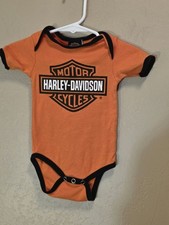 Harley-Davidson Orange Black Cotton outfit 3-...