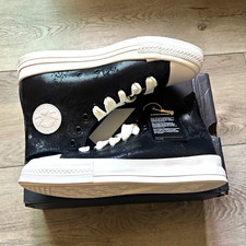 8.5M Converse Chuck Taylor All Star Throwback Hi Waxed Denim Black  SHIPS ASAP 