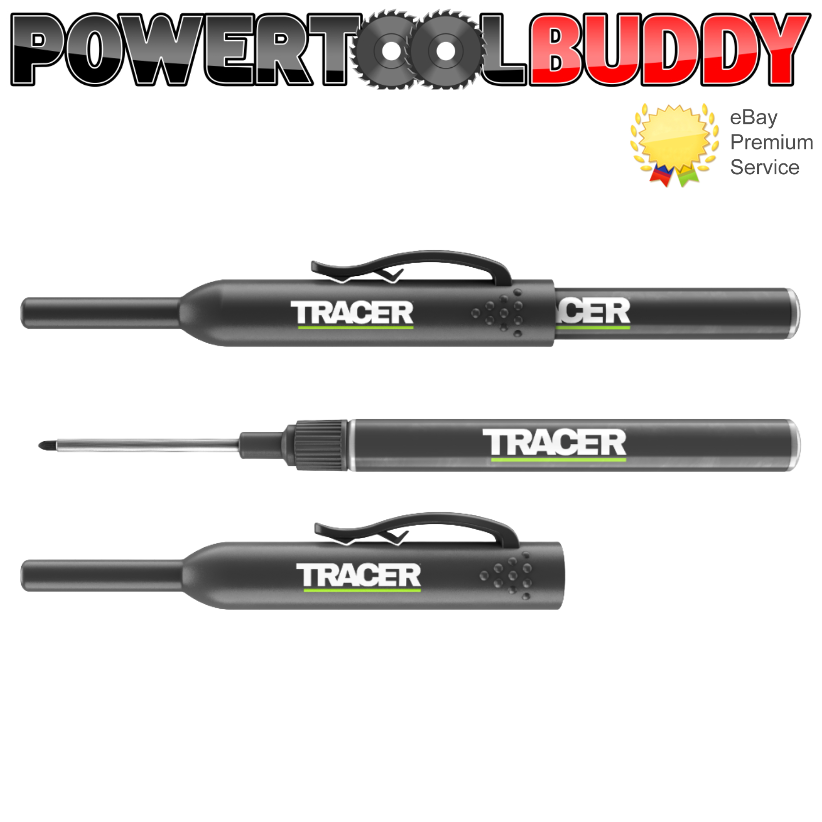 Tracer ALNP2 Long Tipped Permanent Marker Pens (Twin Pack) With Holste - Image 3
