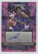 2023 Panini Prizm Draft Picks Purple Ice 50/99 Jalen Wilson #DPA-JWL Auto 1pe9
