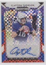 2019 Panini Prizm Draft Picks Red White & Blue 29/99 Clayton Thorson Auto 5w7