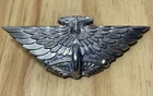 Austin Prewar Grill Badge vintage Car Radiator Bonnet Chrome Wings Flying Wheel