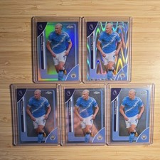 Topps Chrome Premier League Erling Haaland Lot. Buyback! 