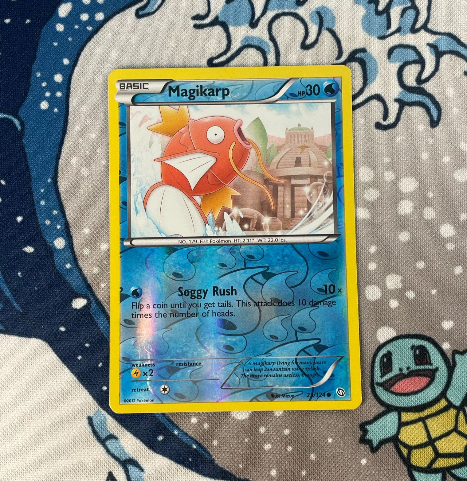Magikarp 23/124 Reverse Holo Black & White Dragons Exalted Pokemon Card 2012 MP