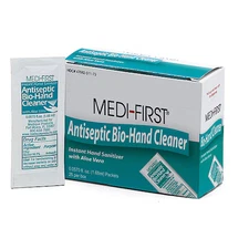 Medique 51173 Antiseptic Bio-Hand Wipe, Alcohol, Pk25