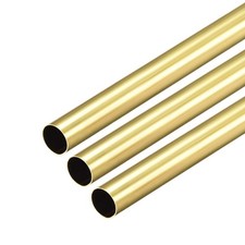 uxcell Brass Round Tube, 300mm Length 8mm OD 0.2mm Wall x 0.2mm,
