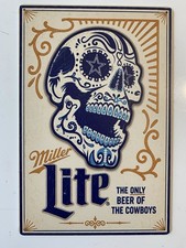 Miller Lite Beer Dallas Cowboys Sign - Troy Aikman Emmit Smith High Life