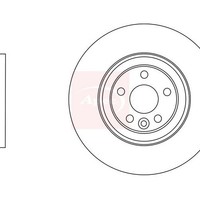 Volvo S60 Ii 134 2010-2019 Bremsscheibe Vorne (1 StüCk) DSK2921