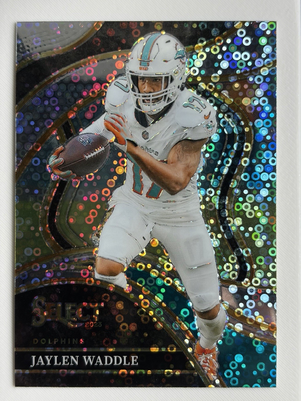 2023 Panini Select - Club Level Jaylen Waddle #257 Disco Prizm