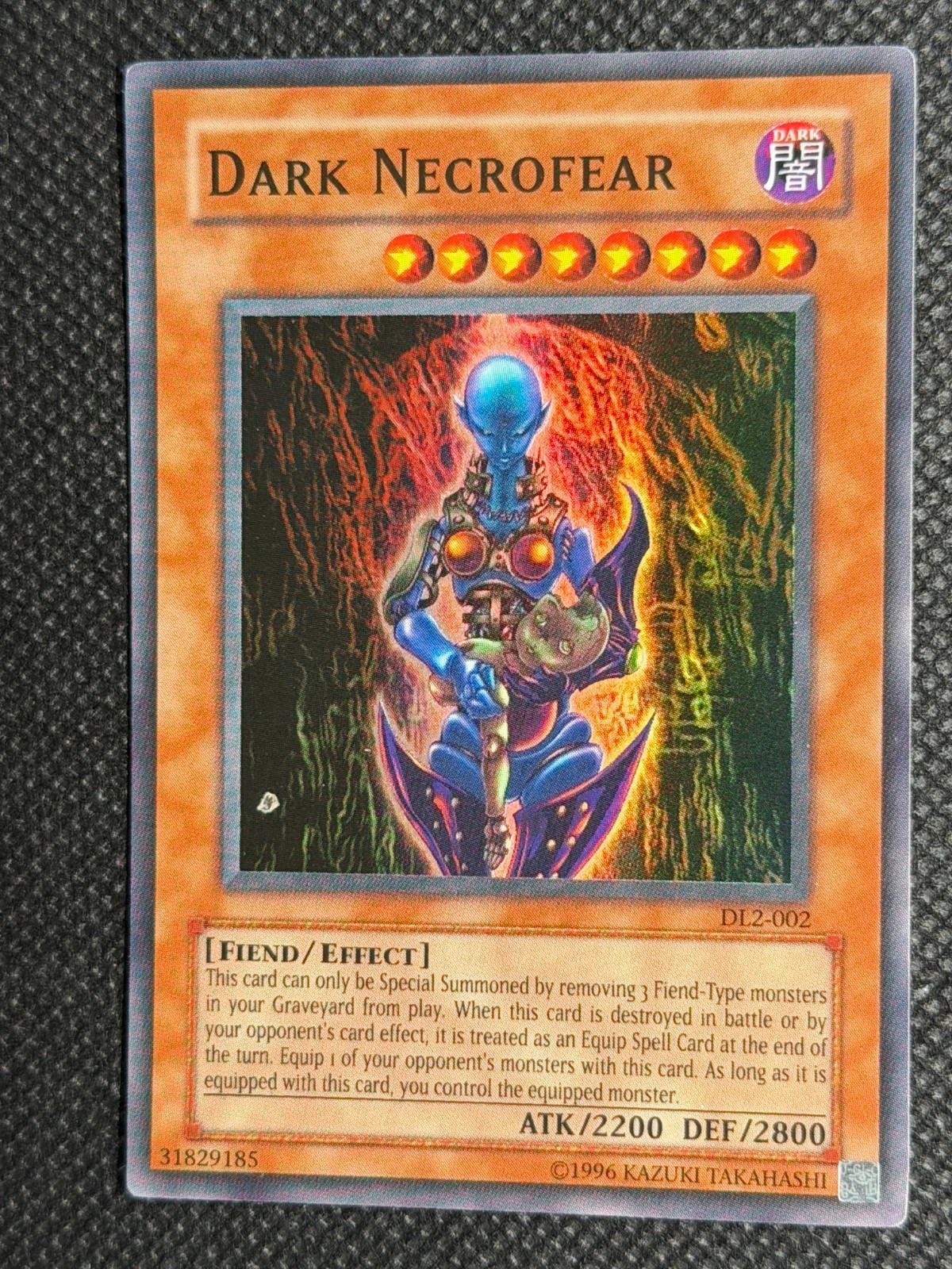 Dark Necrofear DB2-EN004 YuGiOh Dark Beginning 2 trading card — raw and PSA graded price guide