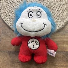 Aurora Dr Seuss Thing 1  Thing 2 Reversible Plush 7  Stuffed Toy