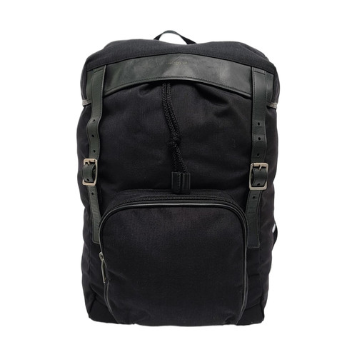 【Authentic】 Yves Saint Laurent Black Cloth Handbags (DDP)