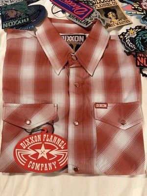 Dixxon Men's Short Sleeve Bamboo The Luckenback Size Medium