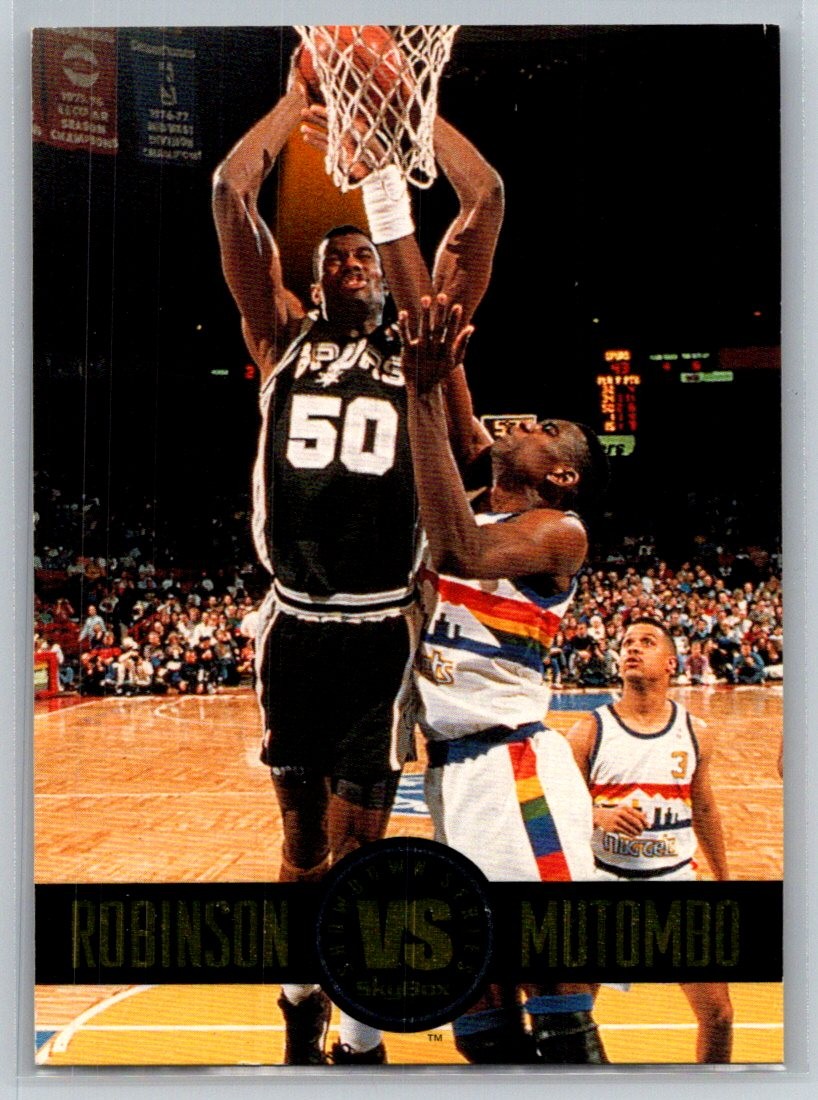 1993-94 SkyBox Premium #SS6 David Robinson / Dikembe Mutombo Showdown Series