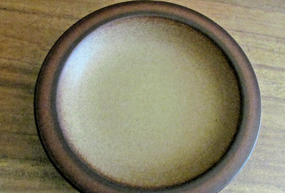 *Heath Ceramics 1 white BREAD & BUTTER Rim Line, 5.5'' diam.