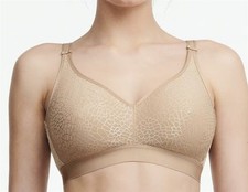 NWT Chantelle 34DDD C Magnifique Full Bust Wire Free Bra 1892 Beige 131153