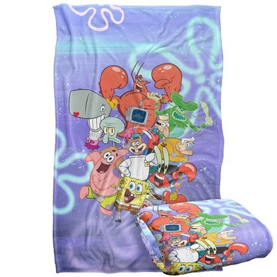 Spongebob Spongebob Figurengruppe superweiche Wohndecke