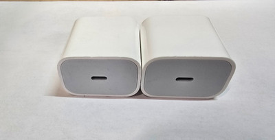 2X OEM Genuine Apple 20W USB-C Power Adapter iPhone Charger Type C A2305/A2935