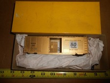 HO Scale Accurail Bobbye Hall's Hoppy House 50 ann. Boxcar kit in box.