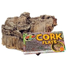 Small Natural Cork Bark Flat for Reptile Terrarium Decor