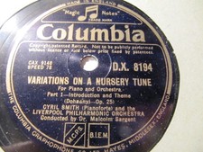 1944 CYRIL SMITH PIANO DOHNANYI Variations on a Nursery Tune Sargent Liverpool