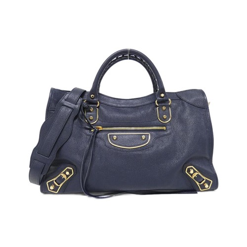Authentic Balenciaga Metallic Edge City 390154 AQ41G Bag #230-000-495-2274
