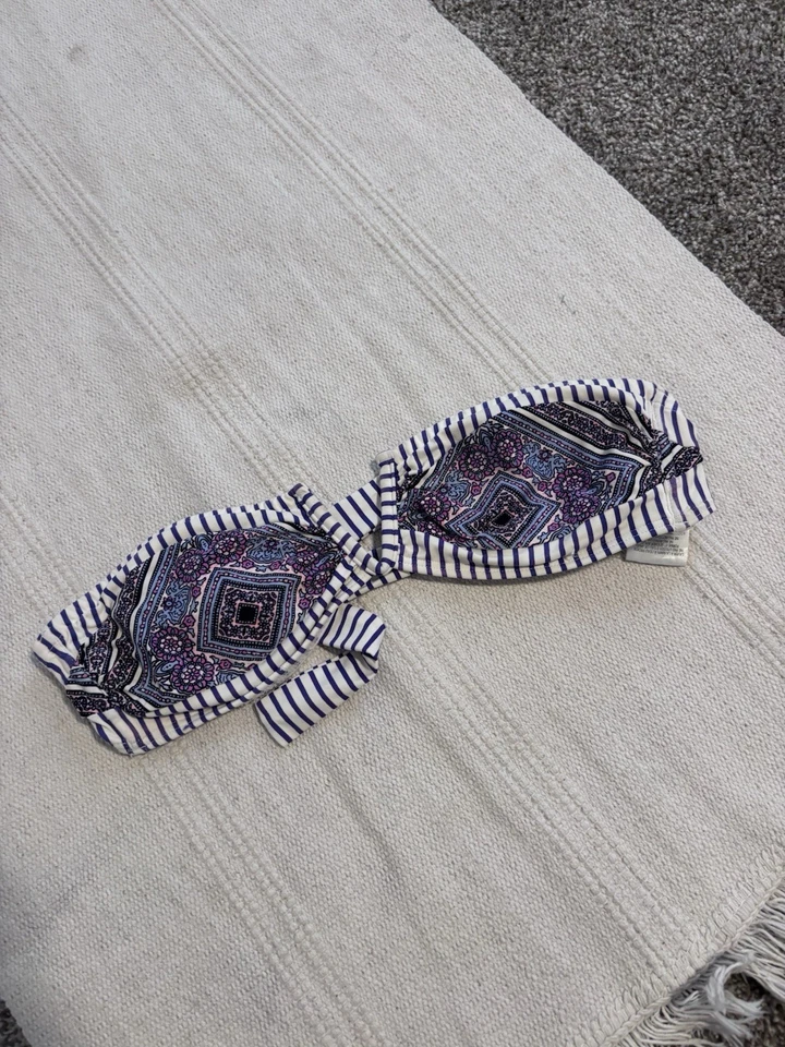 O’Neil Strapless Swim Top Size Small Paisley - Изображение 2 из 4