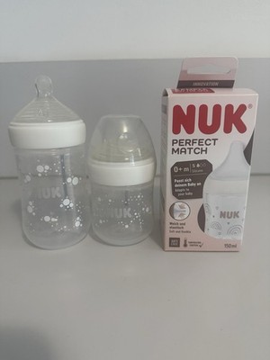 NUK Perfect Match Babyflaschen 150ml Anti-Colic Silikon 3St