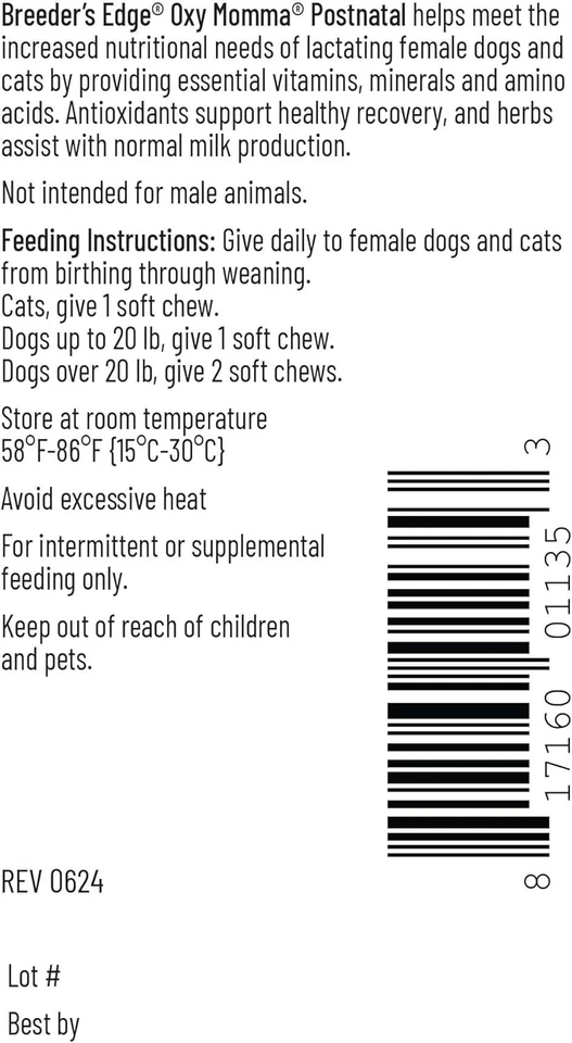 Revival Animal Health Breeder's Edge Oxy Momma- Nursing & Recovery Supplement... - Image 2 of 3