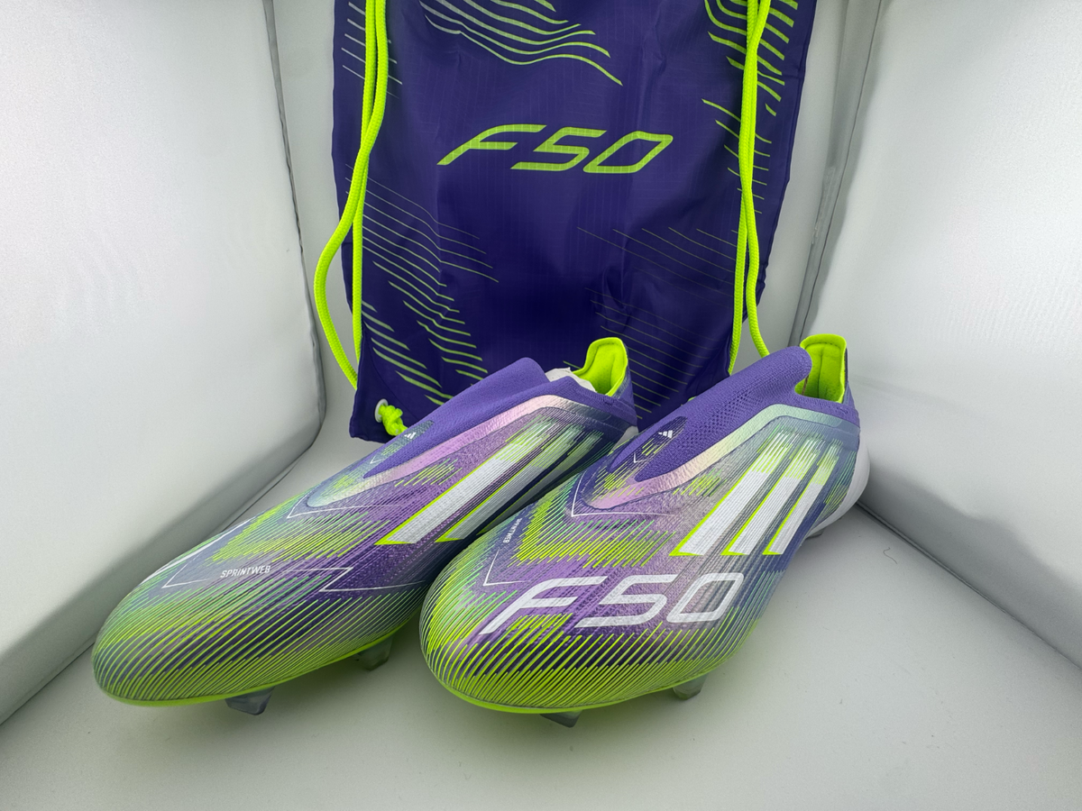 NEW Adidas F50 Elite Laceless Firm Ground Soccer Cleats New Purple