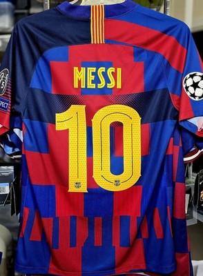 2018/19 Nike FC Barcelona MESSI 20th Anniversary Home Soccer