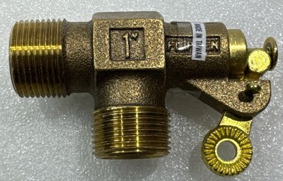 Watts ST1000 1 in Bronze Standard Duty Float Valve Male NPT 125 PSI 180°F