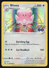 Carta Pokemon Blissey Holo 052/078 LP Pokemon GO
