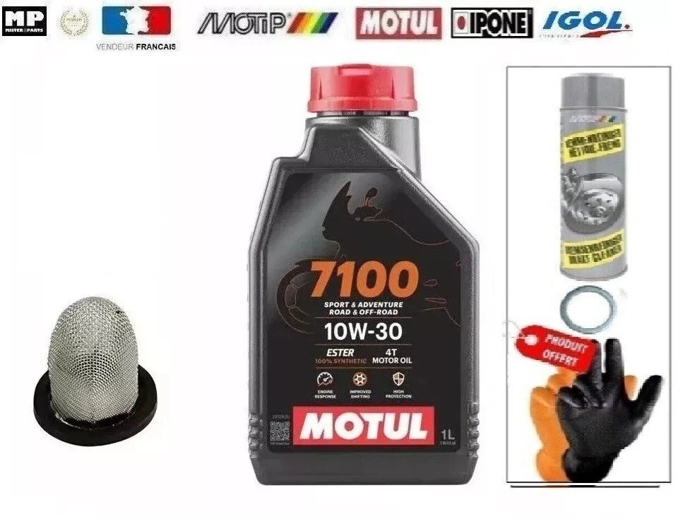 Kit Vidange Honda SH 150 Résoudre le Manque de Puissance avec Motul 7100 10W30 1L