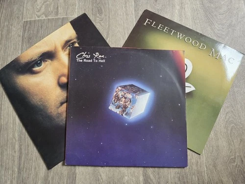 Job Lot - 3 x Vinyl LPs - Fleetwood Mac,  Chris Rea, Phil Collins