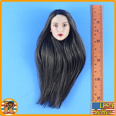 Oriental Beauty Female Head - Long Straight Hair [D] - 1/6 Scale Part - GACToys 