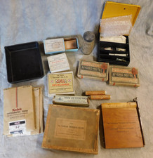 Antique Dark Room Lot - Kodak - Velox - Seroco - Ingento